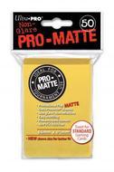 Pro-Matte Deck Protectors Pack: Yellow (DISPLAY 12)