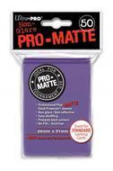 Pro-Matte Deck Protectors Pack: Purple (DISPLAY 12)