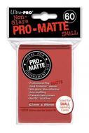 Pro-Matte Small Size Deck Protector: Red (DISPLAY 10)