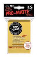 Pro-Matte Small Size Deck Protector: Yellow (DISPLAY 10)