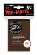 Pro-Matte Small Size Deck Protector: Brown (DISPLAY 10)