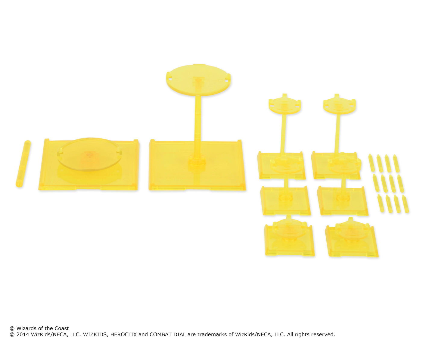 Dungeons & Dragons Attack Wing: Yellow Base and Peg