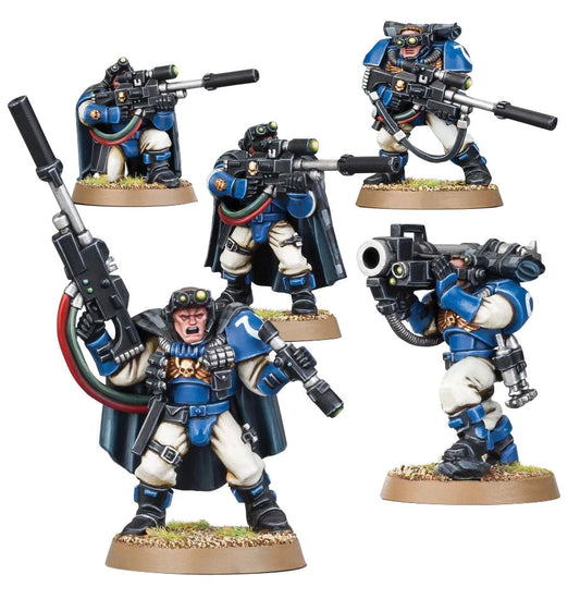 Warhammer 40K: Space Marine Scouts With Sniper Rifles