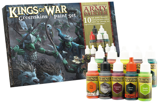 Warpaints: Kings of War Greenskins Paint Set (10)