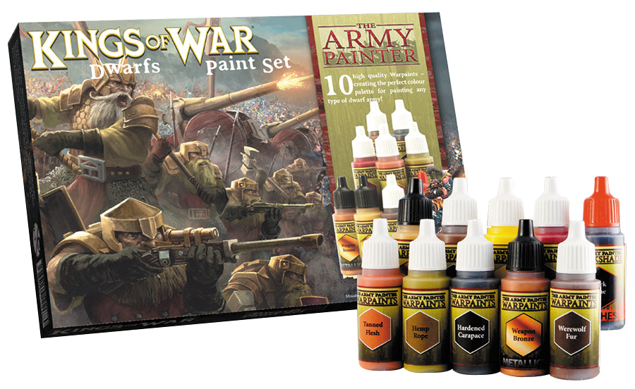 Warpaints: Kings of War Dwarfs Paint Set (10)