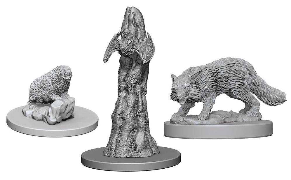 Pathfinder Deep Cuts Unpainted Miniatures: W1 Familiars