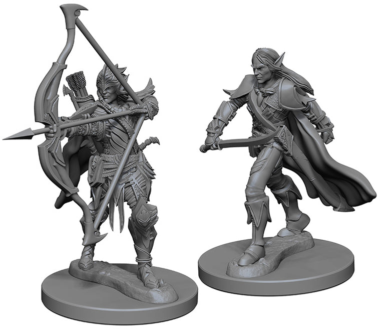 Pathfinder Deep Cuts Unpainted Miniatures: W1 Elf Male Fighter