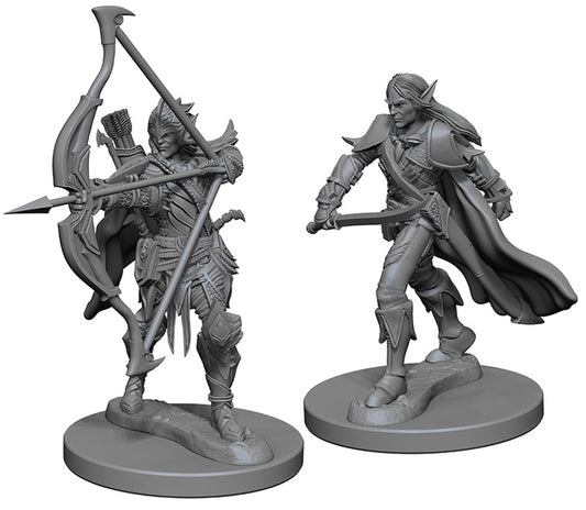 Pathfinder Deep Cuts Unpainted Miniatures: W1 Elf Male Fighter