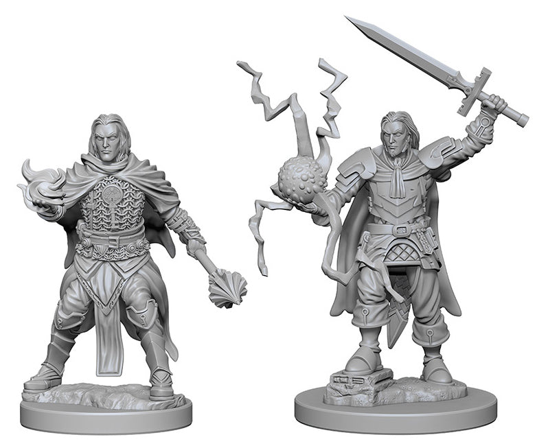 Pathfinder Deep Cuts Unpainted Miniatures: W1 Human Male Cleric