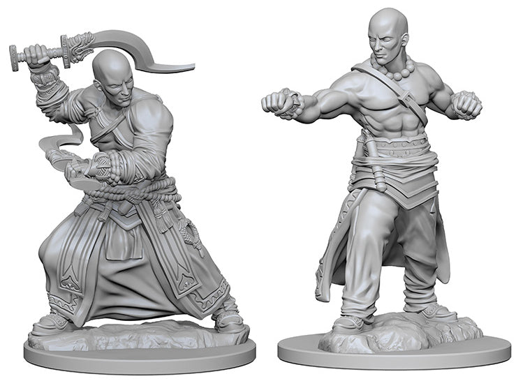 Pathfinder Deep Cuts Unpainted Miniatures: W1 Human Male Monk