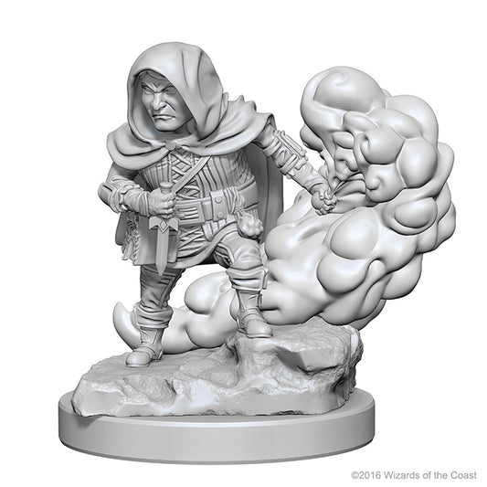 Dungeons & Dragons Nolzur`s Marvelous Unpainted Miniatures: W1 Halfling Male Rogue