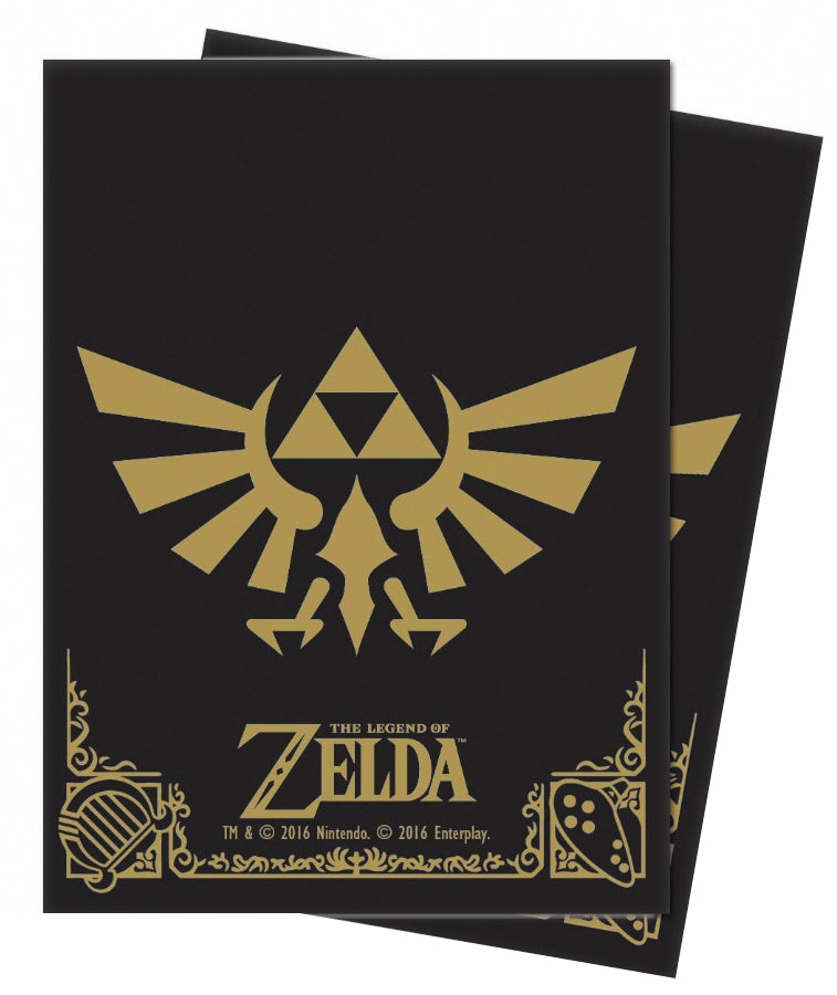 The Legend of Zelda: Black & Gold Standard Deck Protector Sleeves (65)