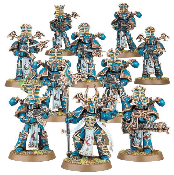 Warhammer 40K: Chaos Space Marine Thousand Sons Rubric Marines