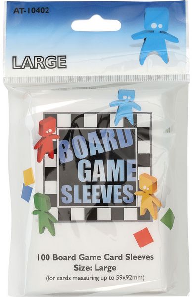 Large Board Game Sleeves 59mm x 92mm (100) (DISPLAY 10)