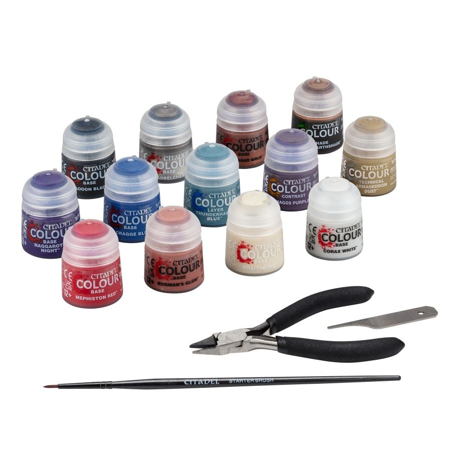 Warhammer 40k: Paints + Tools Set