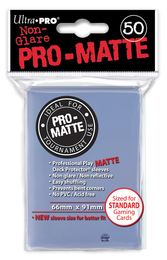 Pro-Matte Standard Deck Protector Pack: Clear (50)