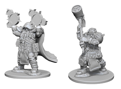 Dungeons & Dragons: Nolzur's Marvelous Unpainted Miniatures - W02 Dwarf Male Cleric