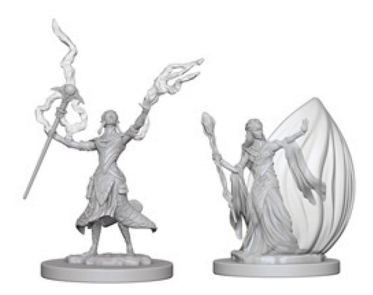 Dungeons & Dragons: Nolzur's Marvelous Unpainted Miniatures - W03 Elf Female Wizard