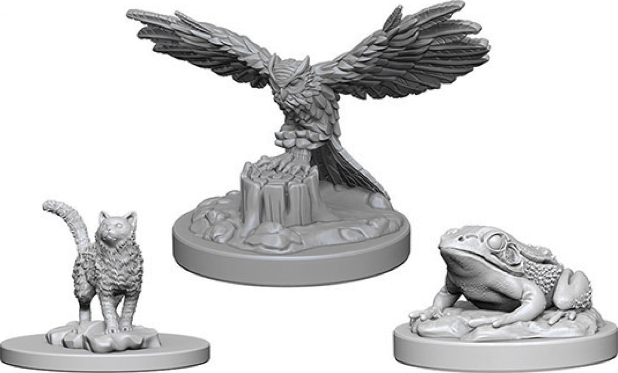 WizKids Deep Cuts Unpainted Miniatures: W4 Familiars