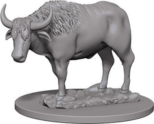 WizKids Deep Cuts Unpainted Miniatures: W4 Oxen