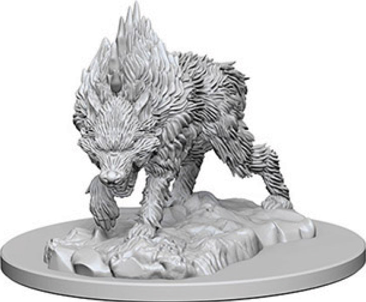 Pathfinder Deep Cuts Unpainted Miniatures: W4 Dire Wolf