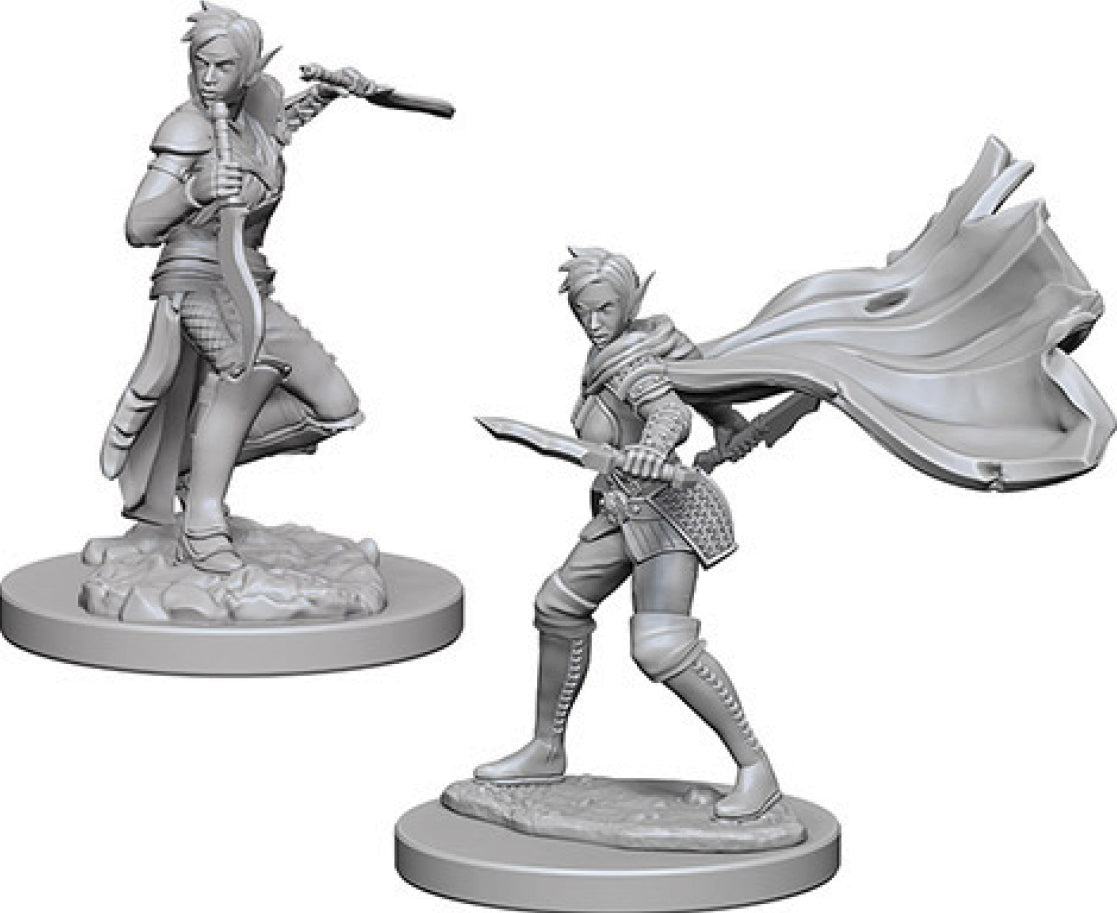 Pathfinder Deep Cuts Unpainted Miniatures: W4 Elf Female Rogue