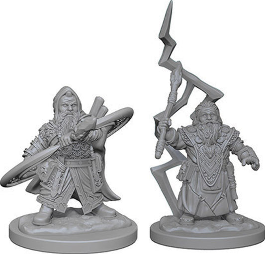 Pathfinder Deep Cuts Unpainted Miniatures: W4 Dwarf Male Sorcerer