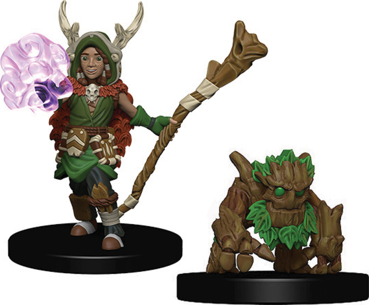 WizKids Wardlings: W2 Boy Druid & Tree Creature