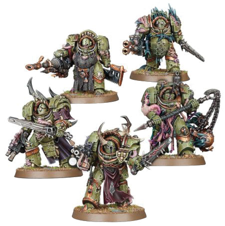 Warhammer 40K: Chaos Space Marine Death Guard Blightlord Terminators