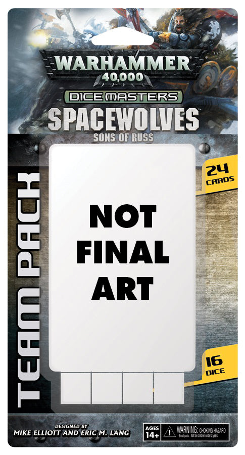 Warhammer 40000 Dice Masters: Space Wolves Sons of Russ Team Pack