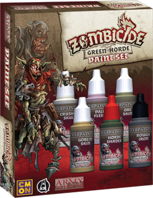 Warpaints: Zombicide Black Plague Green Horde Paint Set