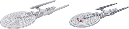 Star Trek Deep Cuts Unpainted Ships: Excelsior Class