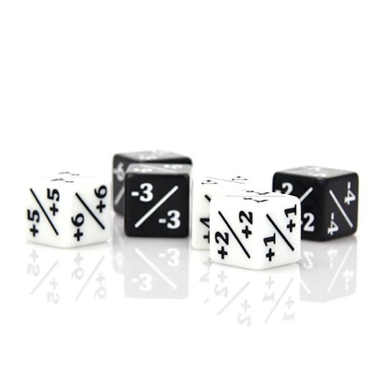 Mixed MTG Power-Toughness Counters - Six Pack (Die Hard Dice)