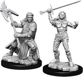 Dungeons & Dragons Nolzur`s Marvelous Unpainted Miniatures: W7 Half-Orc Female Fighter