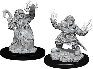 Pathfinder Deep Cuts Unpainted Miniatures: W7 Female Dwarf Summoner