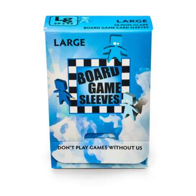 No Glare Large Board Game Sleeves 59x82mm (50) (DISPLAY 10)