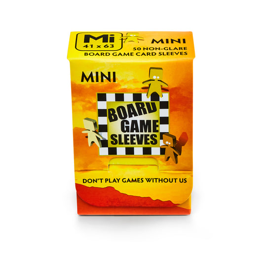 No Glare Mini Board Game Sleeves (41x63mm) (50) (DISPLAY 10)