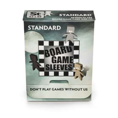 No Glare Standard Board Game Sleeves (63x88mm) (50) (DISPLAY 10)