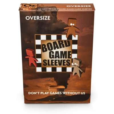 No Glare Oversize Board Game Sleeves (82x124mm) (50) (DISPLAY 10)