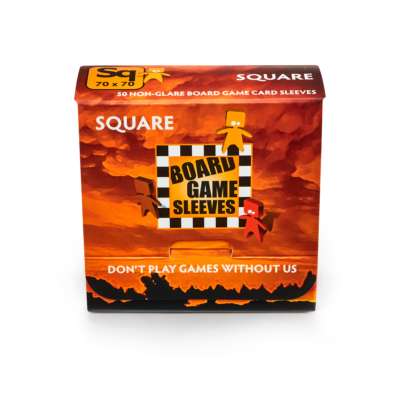 No Glare Square Board Game Sleeves (69x69mm) (50) (DISPLAY 10)