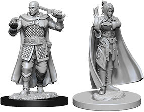 Dungeons & Dragons Nolzur`s Marvelous Unpainted Miniatures: W8 Human Ranger & Moon Elf Sorcerer