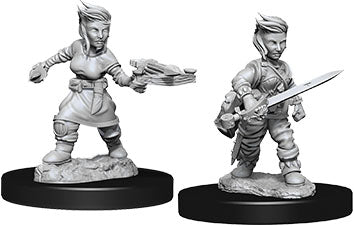 Pathfinder Deep Cuts Unpainted Miniatures: W8 Halfling Female Rogue