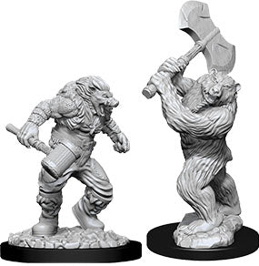 Dungeons & Dragons: Nolzur's Marvelous Unpainted Miniatures - W09 Wereboar & Werebear