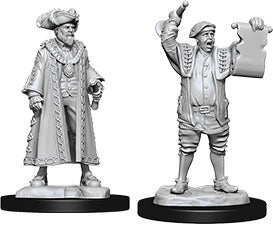 WizKids Deep Cuts Unpainted Miniatures: W10 Mayor & Town Crier