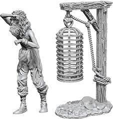 WizKids Deep Cuts Unpainted Miniatures: W10 Hanging Cage