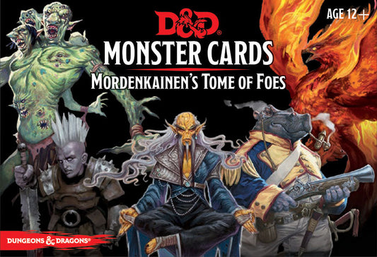 Dungeons and Dragons RPG: Monster Cards - Mordenkainen`s Tome of Foes (109 cards)