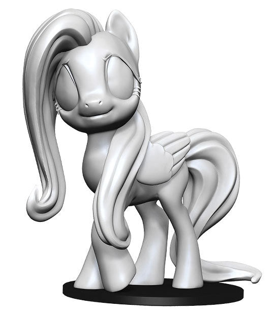 My Little Pony Deep Cuts Unpainted Miniatures: Fluttershy