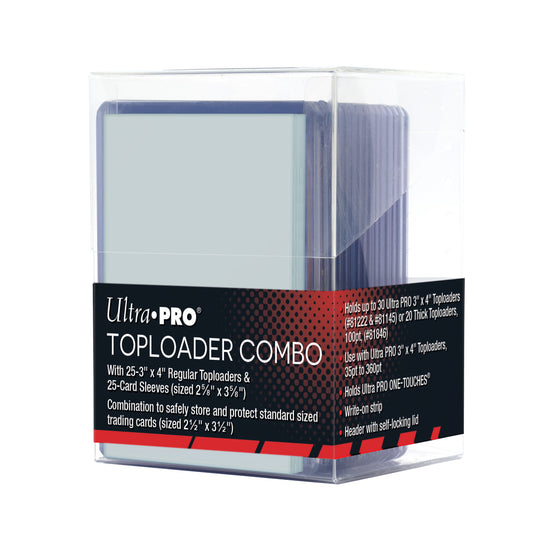 Bundle: Toploader & Card Sleeves 3in x 4in (25)