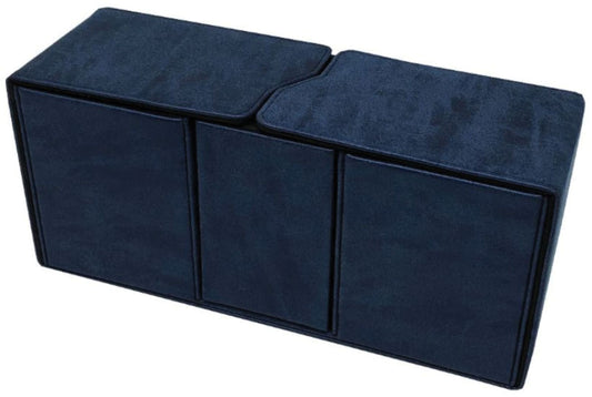 Alcove Vault Deck Box: Suede Collection - Sapphire