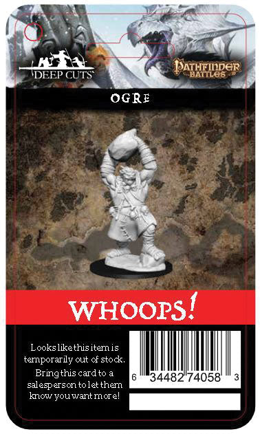 WizKids Unpainted Miniatures: Retail Reorder Cards W11 (Pathfinder Battles/WizKids Deep Cuts)